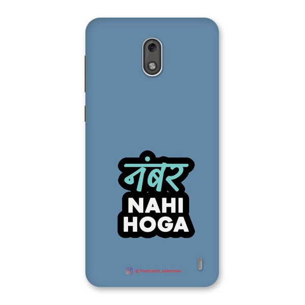 Number Nahi Hoga SteelBlue Back Case for Nokia 2