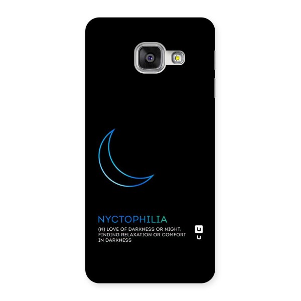 Nyctophilia Love of Darkness Back Case for Galaxy A3 2016