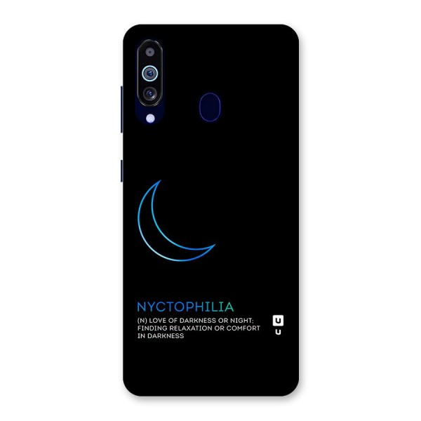 Nyctophilia Love of Darkness Back Case for Galaxy A60