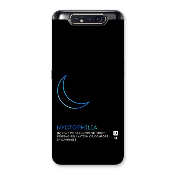 Nyctophilia Love of Darkness Back Case for Galaxy A80