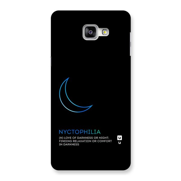 Nyctophilia Love of Darkness Back Case for Galaxy A9