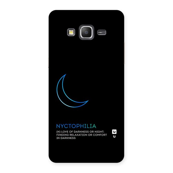 Nyctophilia Love of Darkness Back Case for Galaxy Grand Prime