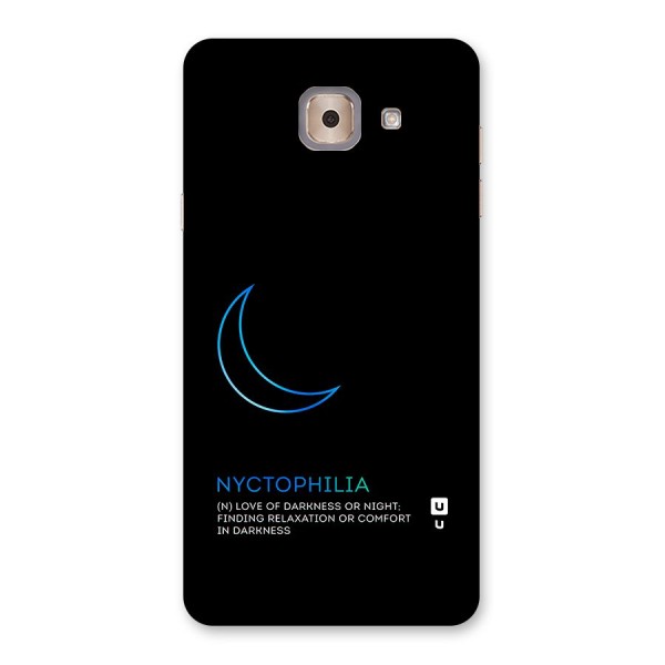 Nyctophilia Love of Darkness Back Case for Galaxy J7 Max