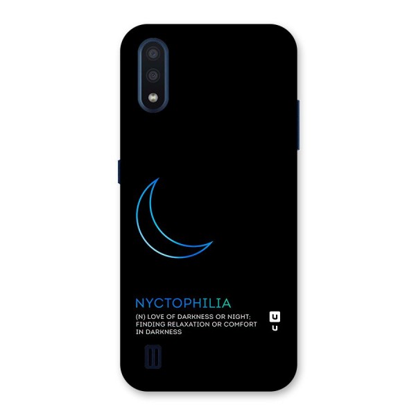 Nyctophilia Love of Darkness Back Case for Galaxy M01