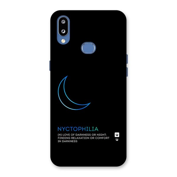 Nyctophilia Love of Darkness Back Case for Galaxy M01s