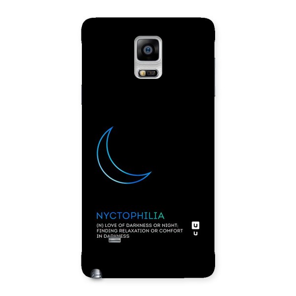 Nyctophilia Love of Darkness Back Case for Galaxy Note 4