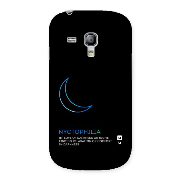 Nyctophilia Love of Darkness Back Case for Galaxy S3 Mini