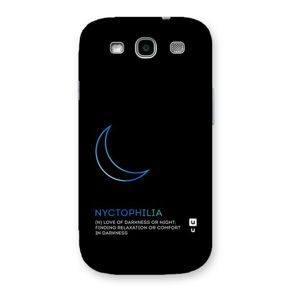 Nyctophilia Love of Darkness Back Case for Galaxy S3 Neo