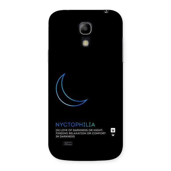Nyctophilia Love of Darkness Back Case for Galaxy S4 Mini