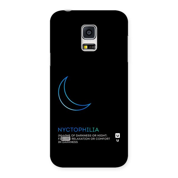 Nyctophilia Love of Darkness Back Case for Galaxy S5 Mini