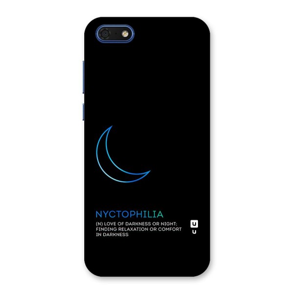 Nyctophilia Love of Darkness Back Case for Honor 7s