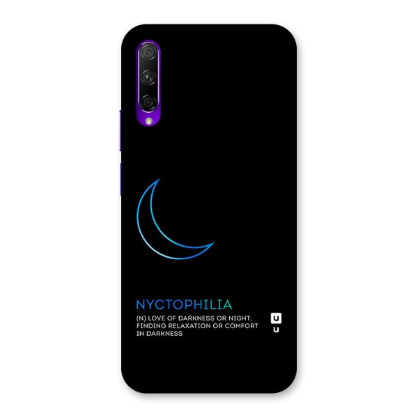 Nyctophilia Love of Darkness Back Case for Honor 9X Pro
