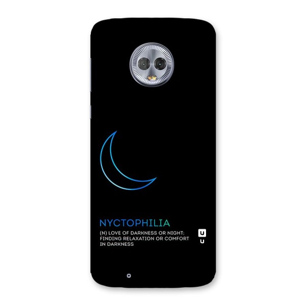 Nyctophilia Love of Darkness Back Case for Moto G6