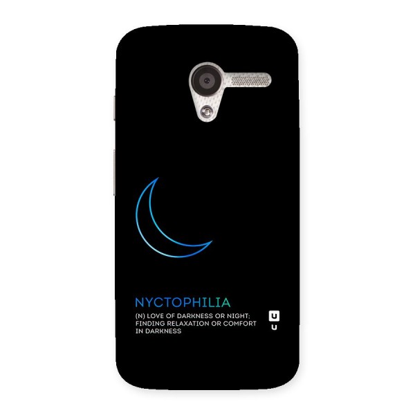 Nyctophilia Love of Darkness Back Case for Moto X