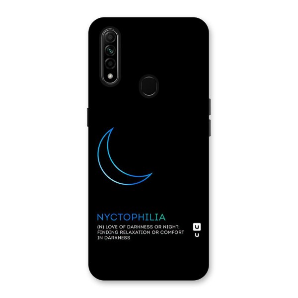 Nyctophilia Love of Darkness Back Case for Oppo A31