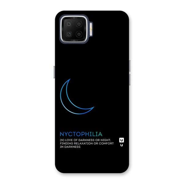Nyctophilia Love of Darkness Back Case for Oppo F17