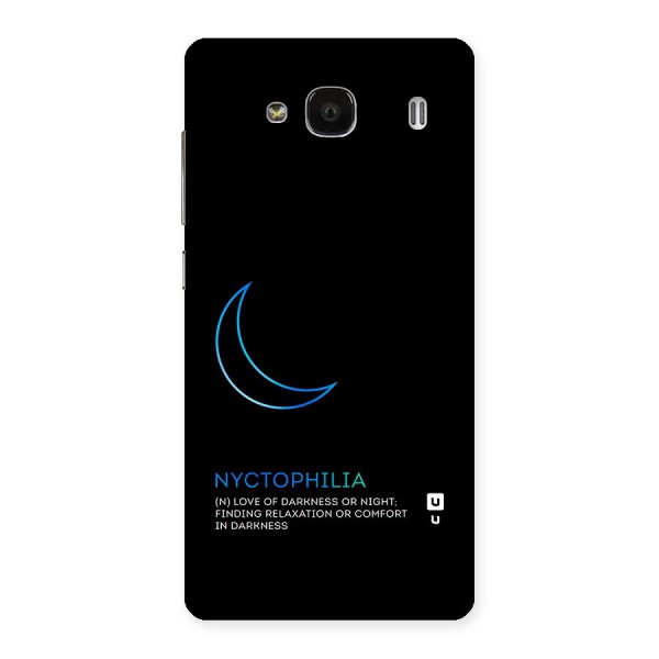 Nyctophilia Love of Darkness Back Case for Redmi 2s