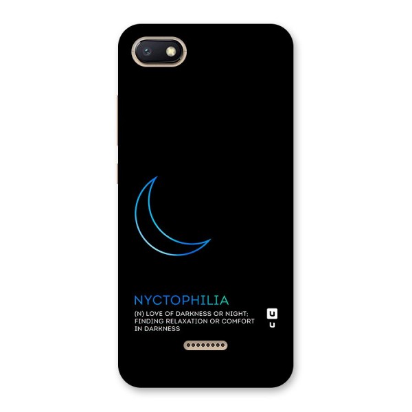 Nyctophilia Love of Darkness Back Case for Redmi 6A