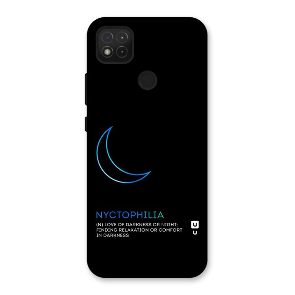 Nyctophilia Love of Darkness Back Case for Redmi 9