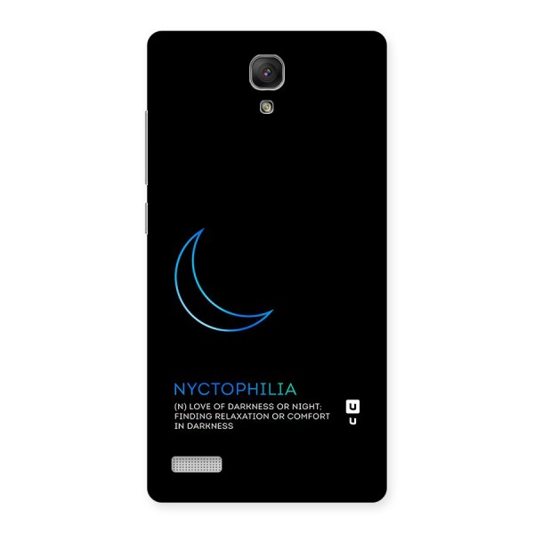 Nyctophilia Love of Darkness Back Case for Redmi Note