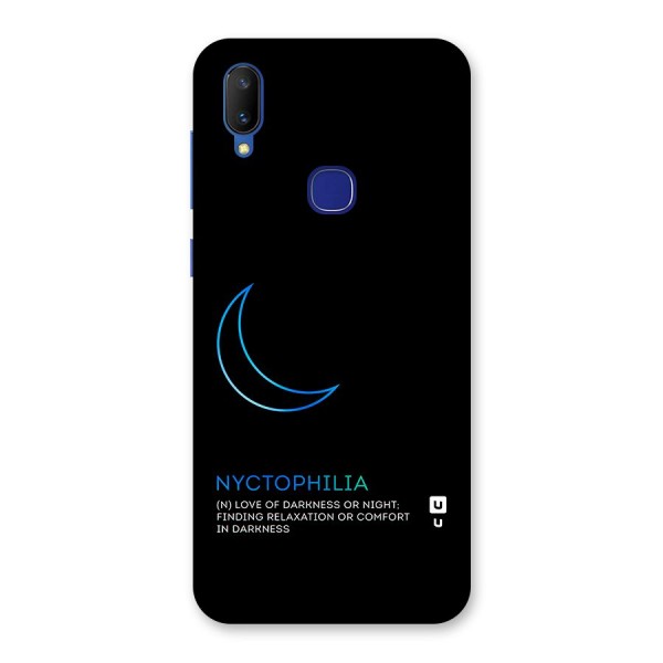 Nyctophilia Love of Darkness Back Case for Vivo V11