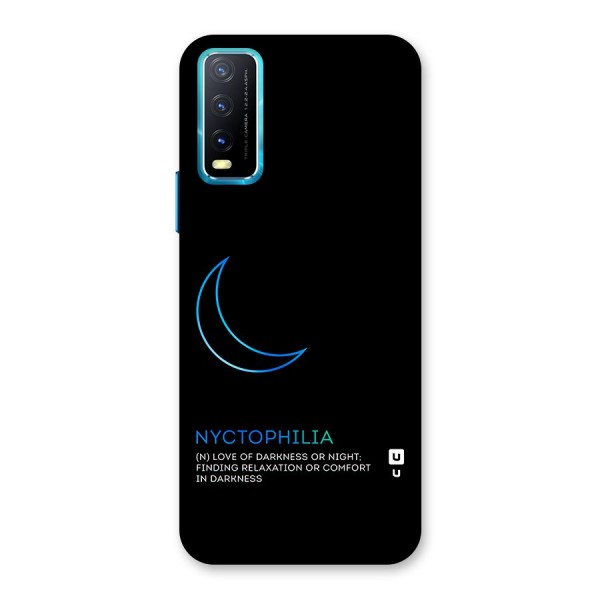 Nyctophilia Love of Darkness Back Case for Vivo Y12s