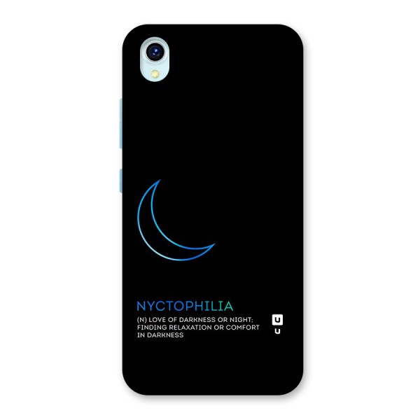 Nyctophilia Love of Darkness Back Case for Vivo Y1s