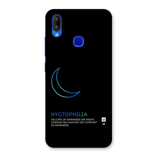 Nyctophilia Love of Darkness Back Case for Vivo Y91