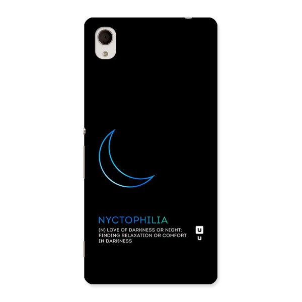 Nyctophilia Love of Darkness Back Case for Xperia M4 Aqua