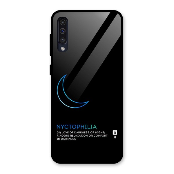 Nyctophilia Love of Darkness Glass Back Case for Galaxy A50s