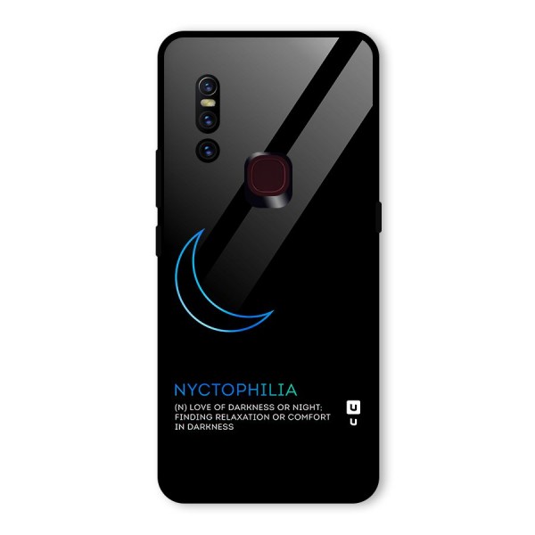 Nyctophilia Love of Darkness Glass Back Case for Vivo V15