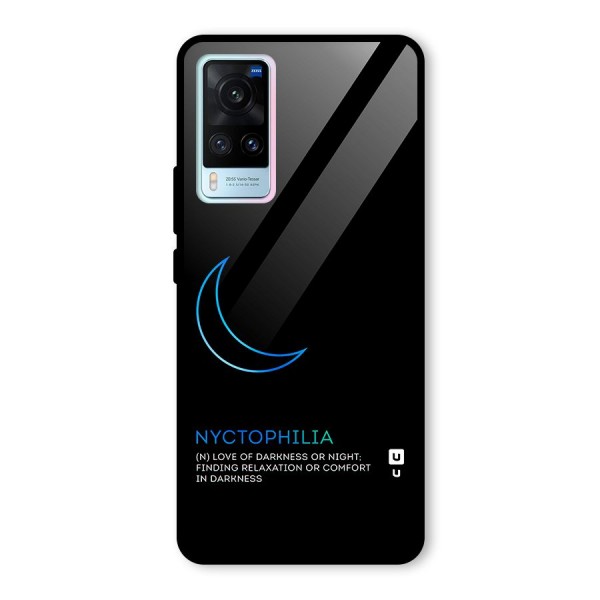 Nyctophilia Love of Darkness Glass Back Case for Vivo X60
