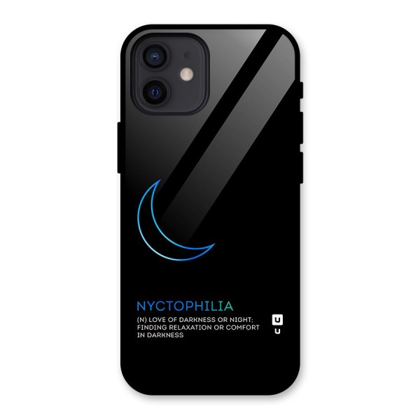 Nyctophilia Love of Darkness Glass Back Case for iPhone 12