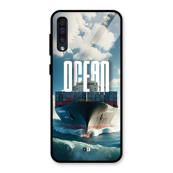 Ocean Life Glass Back Case for Galaxy A50