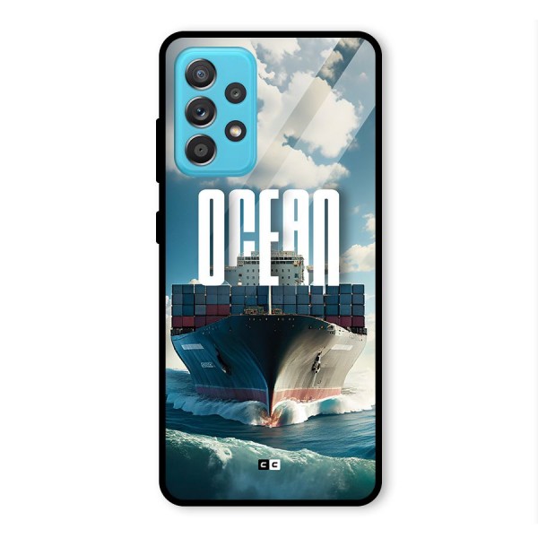 Ocean Life Glass Back Case for Galaxy A52