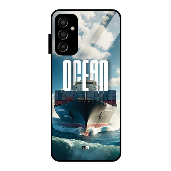 Ocean Life Glass Back Case for Galaxy F13