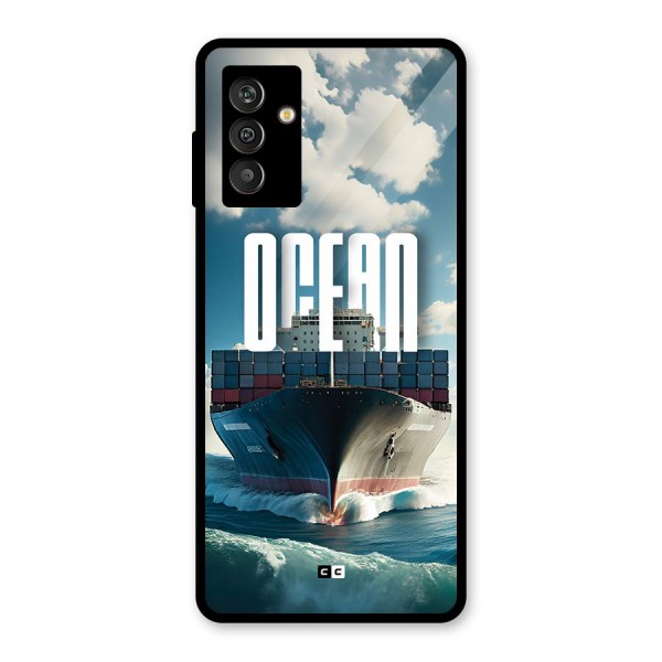 Ocean Life Glass Back Case for Galaxy M13