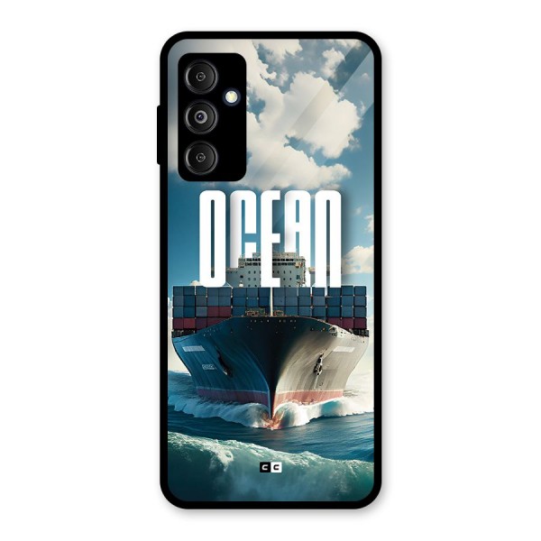 Ocean Life Glass Back Case for Galaxy M14 5G