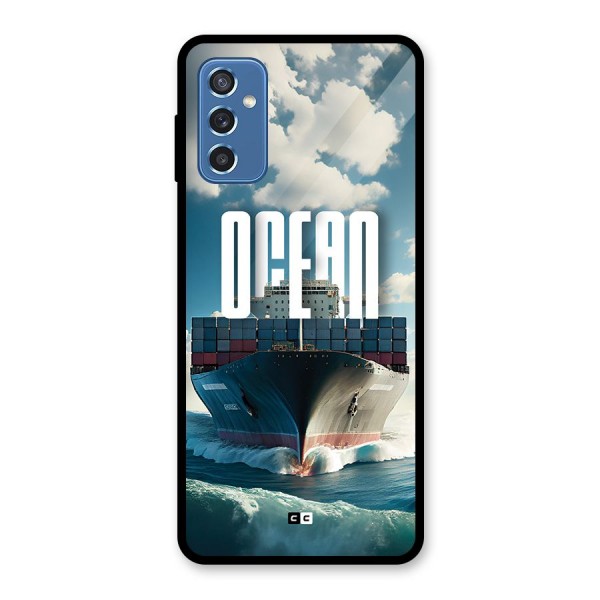 Ocean Life Glass Back Case for Galaxy M52 5G