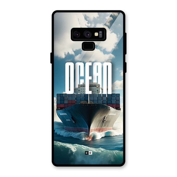 Ocean Life Glass Back Case for Galaxy Note 9