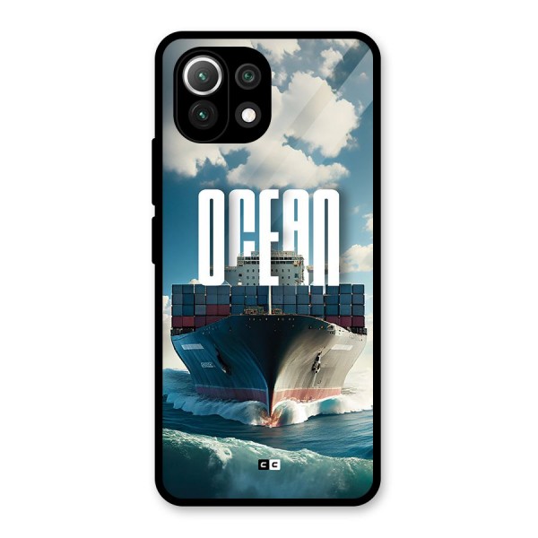 Ocean Life Glass Back Case for Mi 11 Lite