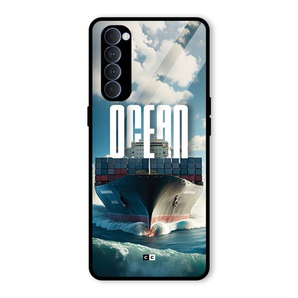 Ocean Life Glass Back Case for Oppo Reno4 Pro