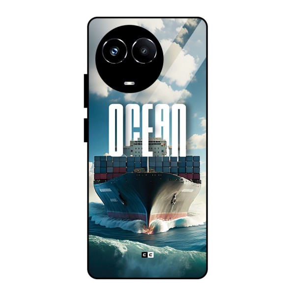 Ocean Life Glass Back Case for Realme 11X