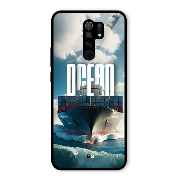 Ocean Life Glass Back Case for Redmi 9 Prime