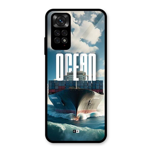 Ocean Life Glass Back Case for Redmi Note 11