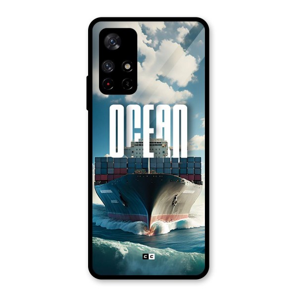Ocean Life Glass Back Case for Redmi Note 11T 5G