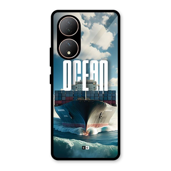 Ocean Life Glass Back Case for Vivo T2