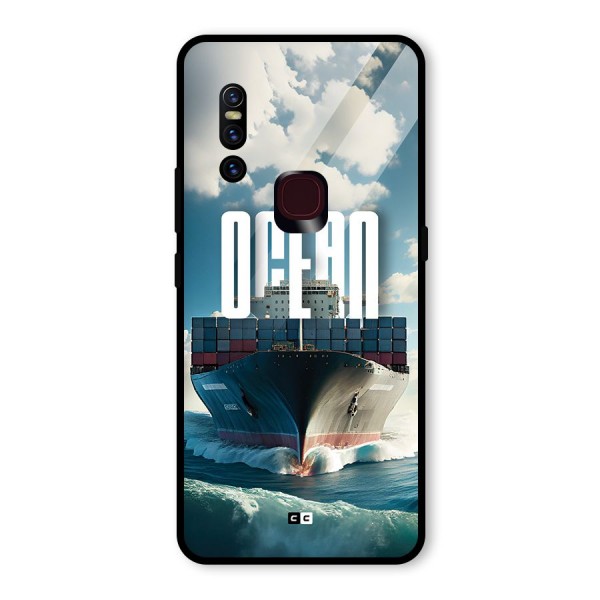 Ocean Life Glass Back Case for Vivo V15