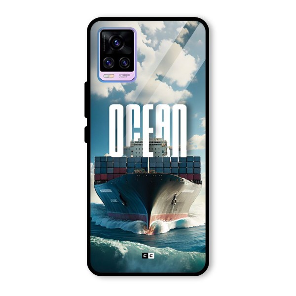 Ocean Life Glass Back Case for Vivo V20 Pro