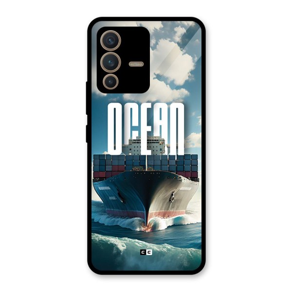 Ocean Life Glass Back Case for Vivo V23 5G